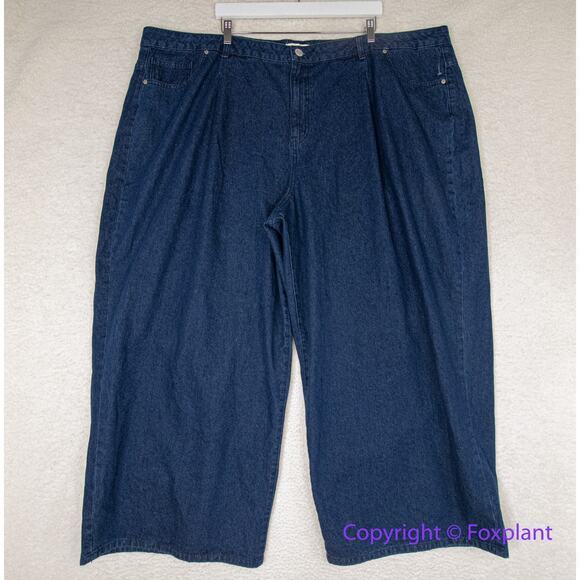 New! Eloquii‎ wide leg jeans, size plus 28 - Picture 1 of 10